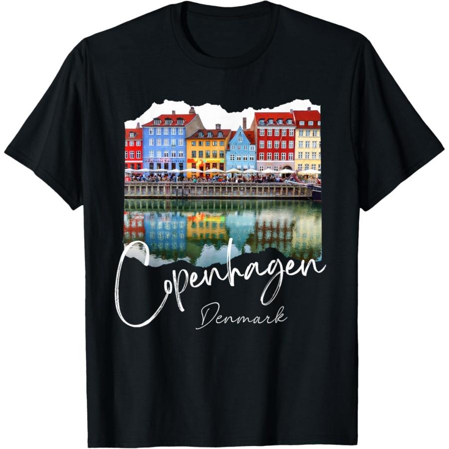 Copenhagen Denmark - Copenhagen At Night T-Shirt
