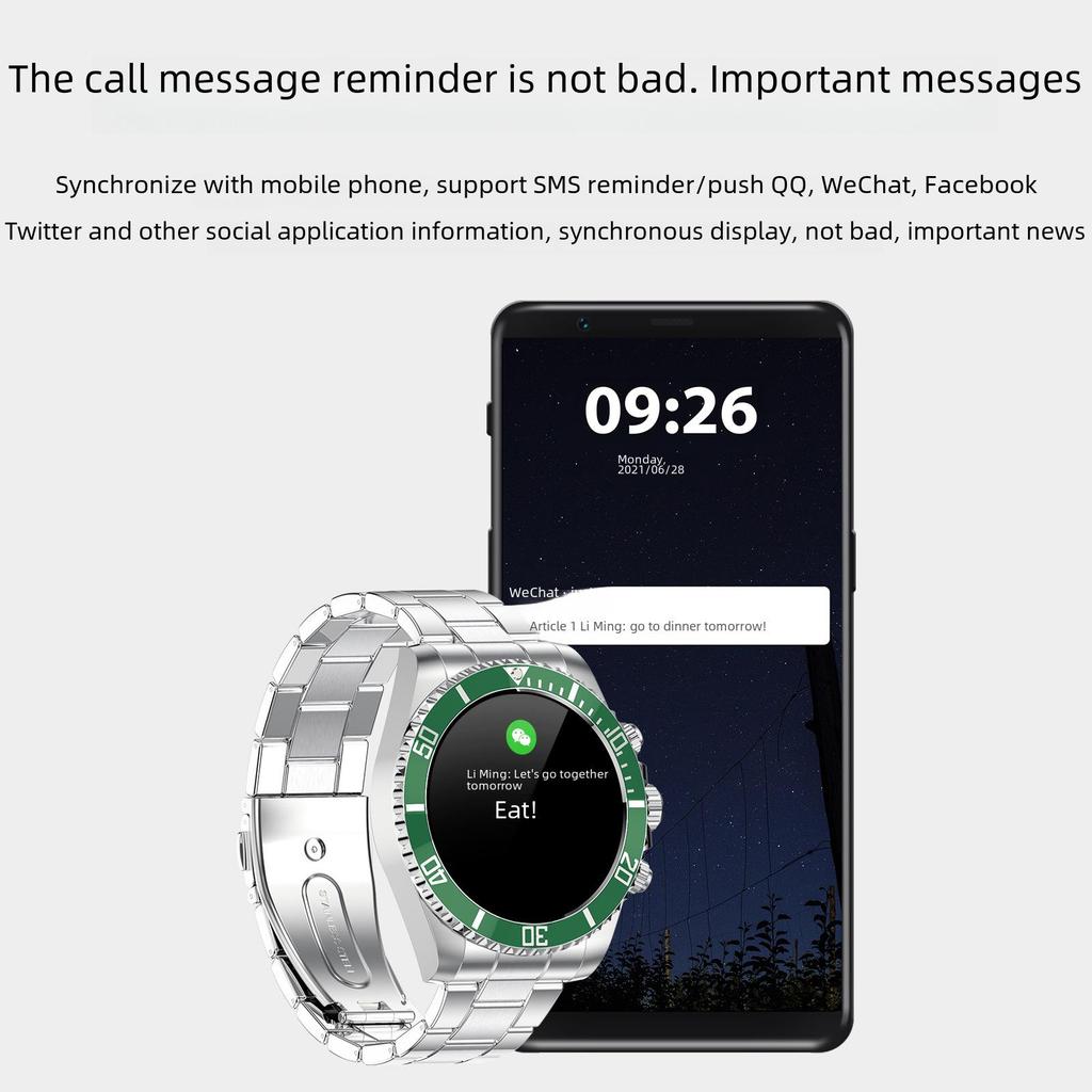 Высококачественные зеленые смарт-часы AW12 с функциями Bluetooth-звонков и спорта