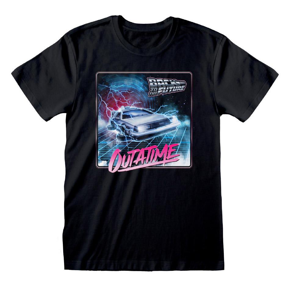 Back To The Future Unisex Adult Outa Time T-Shirt