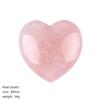 40mm Natural Crystal Large Heart Shape Rock Polished Gemstone Healing Crystals Palm Pocket Stone Quartz Home Decor Ornament Gift
