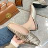 Woven Baotou Semi-Slippers Female Summer Outwear Temperament Fashion With The Tip Of A Pedal