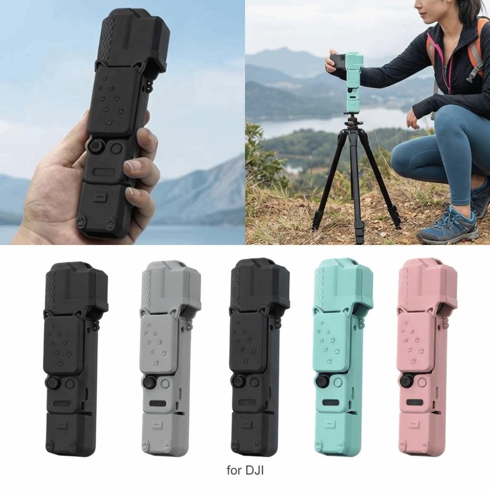 Silicone Material Lens Protector Anti-scratch Silicone Sleeve for DJI Osmo Pocket 4 Pocket Camera