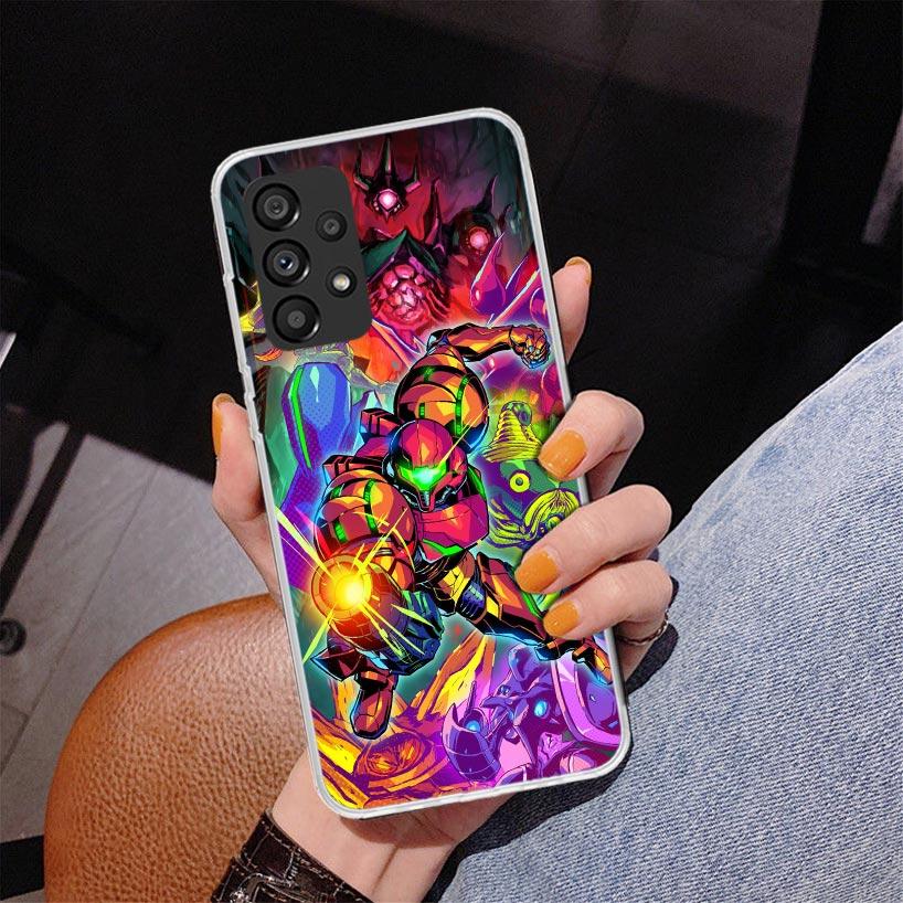 Игровой чехол M-Metroids для Samsung Galaxy A52 A32 A22 A12 A51 A31 A50S A30S A20S A10S Note 20 Ultra 10 Plus S10 A72 A71 Gala