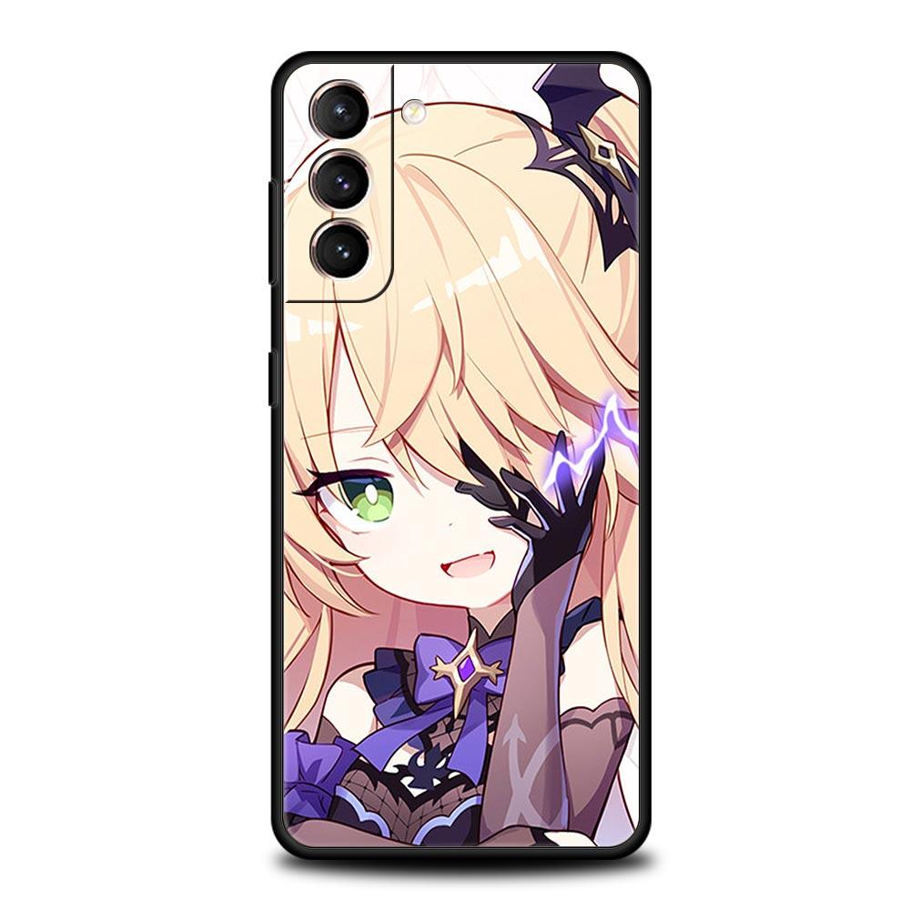Чехол для игрового телефона Genshin Impact для Samsung Galaxy S23 Ultra S22 S21 S20 FE 5G S10 S10E S9 S8 Plus Note 20 силиконовый чехол-бампер