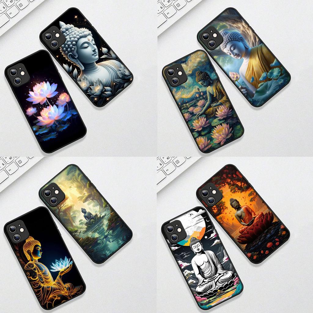 Чехол для Apple iPhone 17 Pro XS Max Air 6 7 8 Plus 5 + SE 2022 SE2 16E 8+ Корпус Силиконовый Чехол для Телефона Обои Лорд Будда