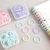 100Pcs Colorful Binder Rings 15mm Detachable Binder Rings Book Rings for Index Card Loose Leaf Notebook Binder Journal