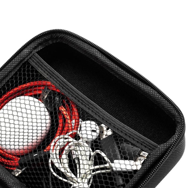 Многоцелевой дорожный чехол-крышка Портативный бокс для хранения Жесткий чехол из EVA Встроенный сетчатый карман для электроники и устройств