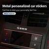 New Metal Car Logo Emblem Decal Anywhere Stickers Decor Accessories For BMW E87 E70 E91 E30 G20 E92 E93 E60 E46 E90 G30 E53
