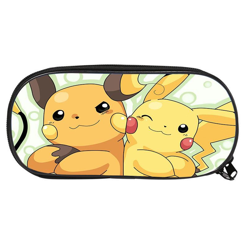 Pokemon Themed Printed Student Single Layer Stationery Storage Pencil Bag
