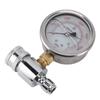 Манометр для мойки высокого давления 6000 psi, Быстроразъемное соединение 3/8 дюйма, Аксессуар из нержавеющей стали для автомойщиков, Точно измеряет давление воды