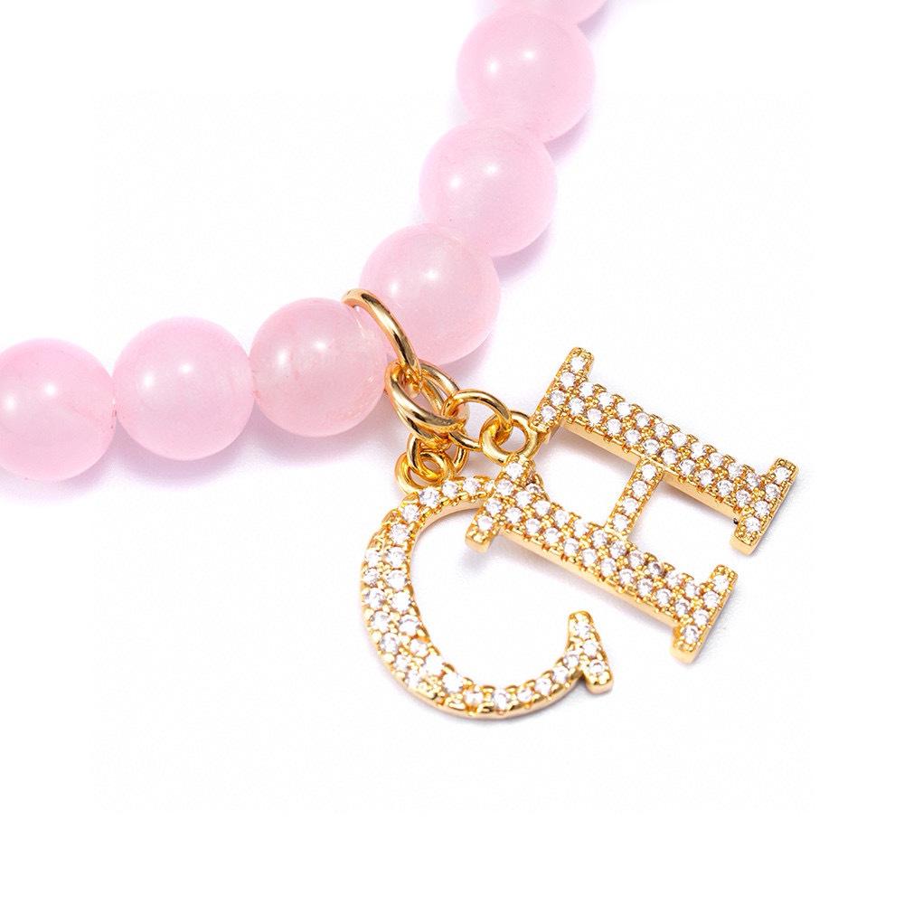 CHHC New Pendant Bracelet: Cute Pink Elastic Hand Jewelry Gift