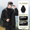Mens Womens 3-in-1 Waterproof Windproof Hiking Jacket With Removable Fleece Liner Outdoor Trekking Coat