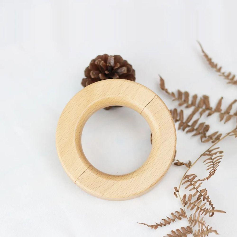 Rotating Curtain Buckle Wood Curtain Tieback Light Luxury Curtain Tie Hanging Clothes