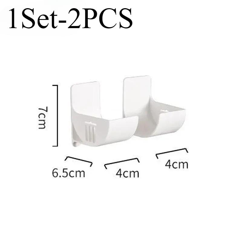 6шт настенный непробивной лоток для хранения кухонная полка пластиковая пленка мусорный мешок холодильник боковая полка для ванной комнаты спальня