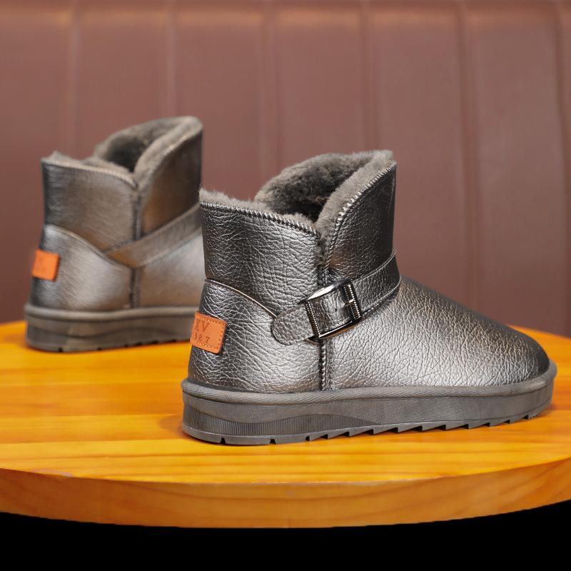 Мужские зимние ботинки, высококачественные нескользящие ботинки, мужские зимние ботинки 2024 года, новые зимние ботинки для женщин, водонепроницаемые ботинки для снега