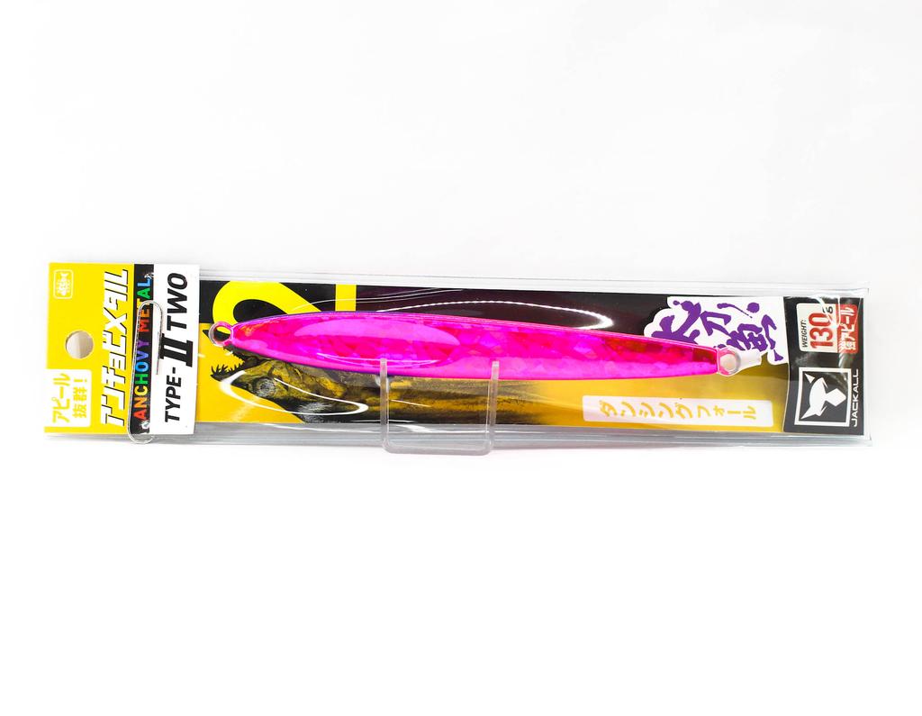 Jackall Металлический джиг тип Анчоус 2 Медленное скольжение 130 грамм Саблезубый розовый (0332)