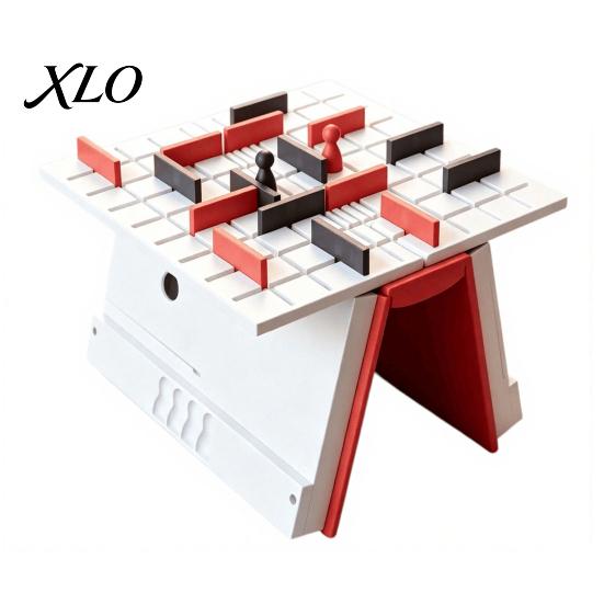 Bookshelf Chess Organizer Wall Strategy Board Game, Book Shaped Portable Maze Tabletop Game with Built?in Storage, Compact Travel Set 3D Printed