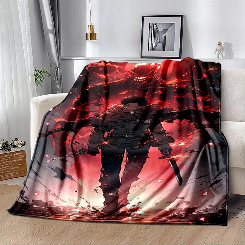 29 Style New Cartoon Attack on Titan Eren Anime Soft Flannel Blankets,Throw Blanket Comfortable for Beds Sofa Home Bedroom Gift