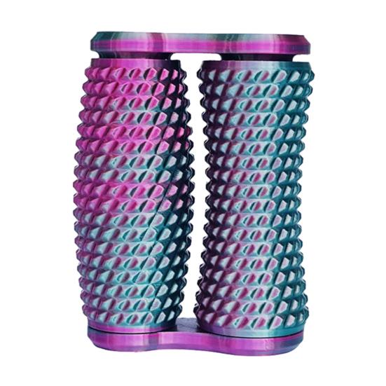 Напечатанная на 3D-принтере колючая роликовая игрушка-непоседа для снятия тревоги и стресса для детей, подростков и взрослых, ручной бугристый массажный ролик