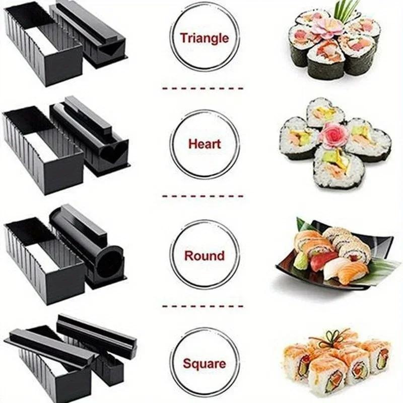Sushi Mould DIY Sushi Ware Kitchen Gadget Rice and Vegetable Roll Seaweed Sushi Roll Tool