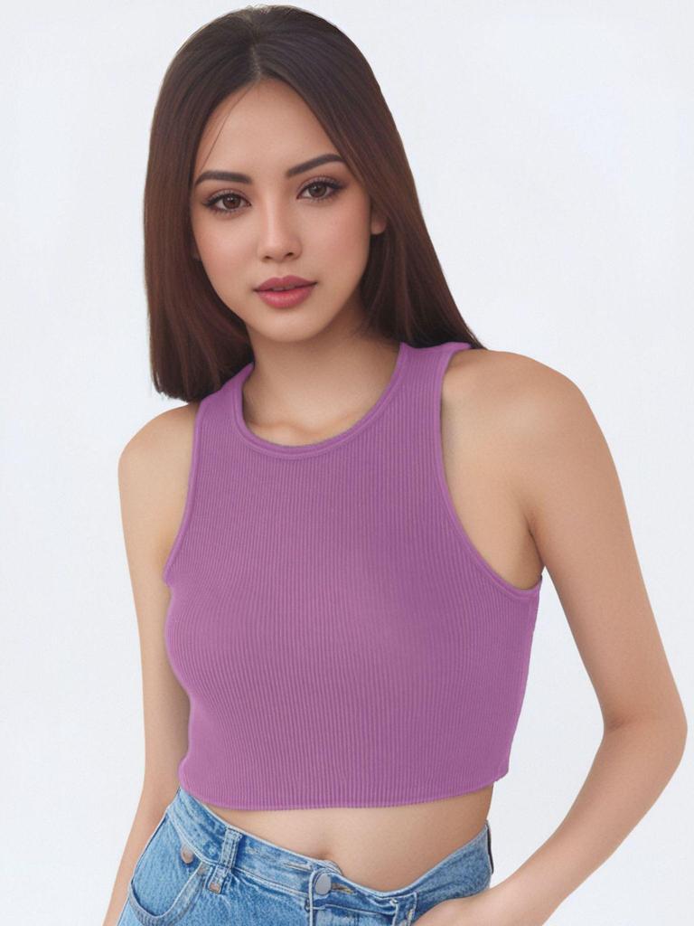 Женский быстросохнущий жилет для йоги без рукавов - закрытый фитнес-топ 