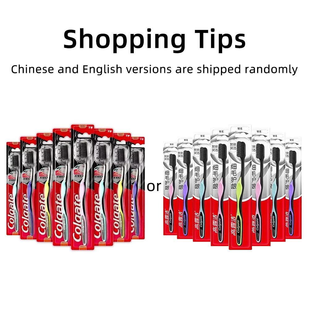 8 PCS Adult Toothbrushes Family Pack - Random Colors, Fine Bristle, Gentle for Gums, Oral Health Care Accessory