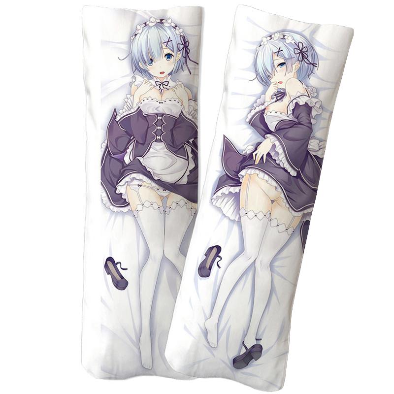 Японское аниме ре:Zero Starting Life in Another World Rem Emilia Dakimakura Otaku Чехлы для подушек Fullbody Пледы Наволочки Подарок