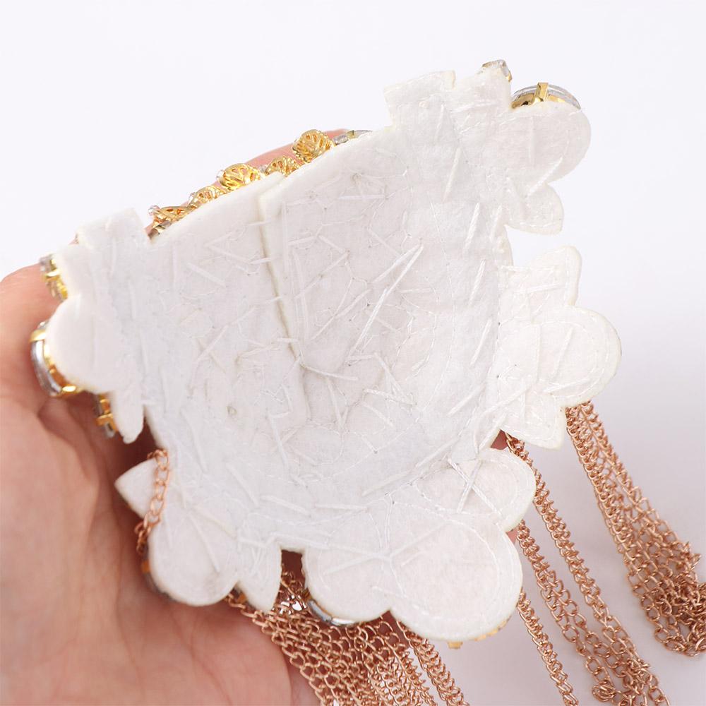 Skull Brooch Shoulder Board Cool Jacket Vintage Brooch Tassel Chain Epaulette  Knight's uniform