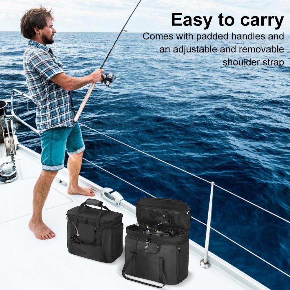 Сумка для переноски для Ecoflow Delta 3 Plus, сумка для хранения, водонепроницаемая дорожная сумка для переноски с плечевым ремнем и ручкой, защитный чехол