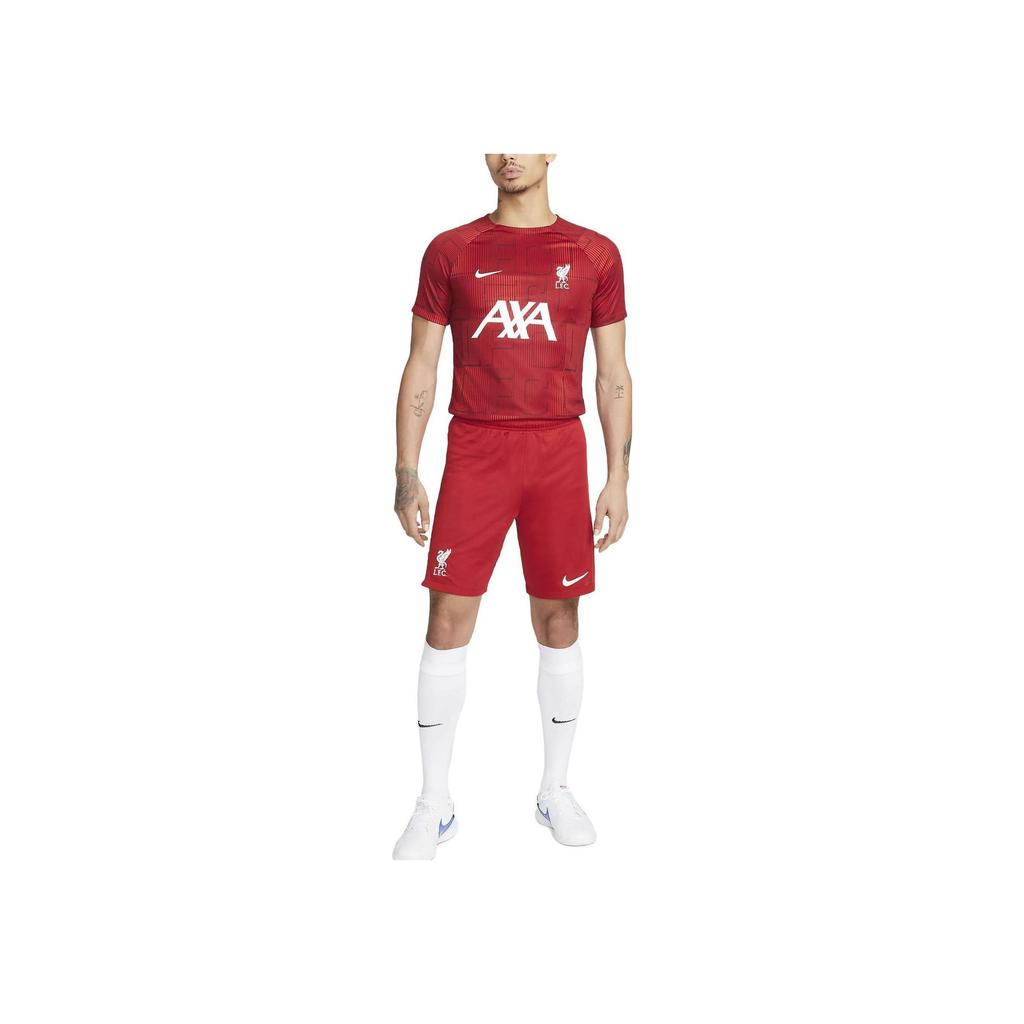 Nike Футболка с коротким рукавом Liverpool FC Academy Pro с вышитым логотипом, облегающая, мужская, DX3614-688