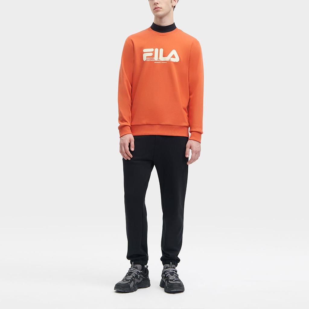New FILA Sweatshirt Men's Autumn Orange F11M349213F-OR