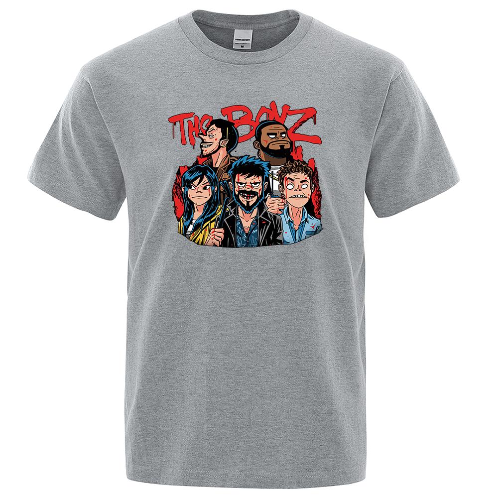 Футболки для женщин с забавным принтом The Boys, свободная одежда больших размеров, летняя хлопковая мягкая дышащая повседневная футболка в стиле хип-хоп с короткими рукавами