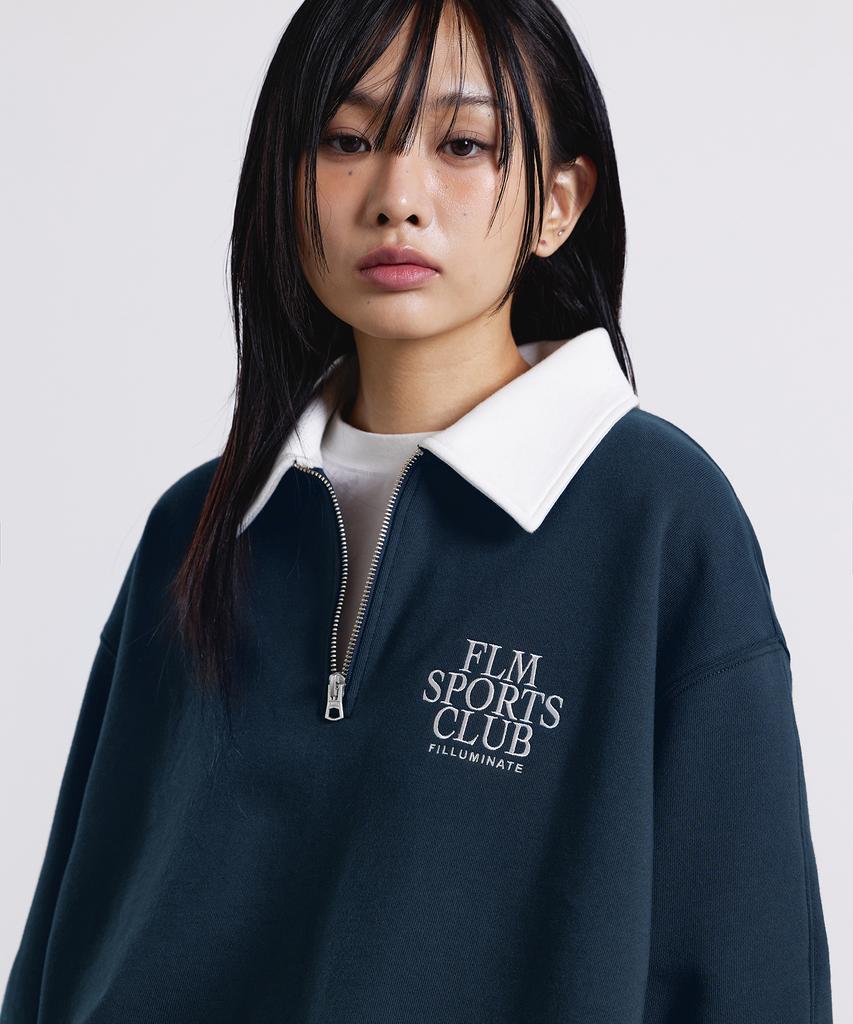 FILLUMINATE Flm Sports Club Sweatshirt - Navy