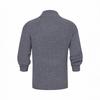 Men's Casual Solid-color Warm And Form-fitting Base Layer, Men's Semi-zipper High-neck With A Knitted Sweaeter Inside