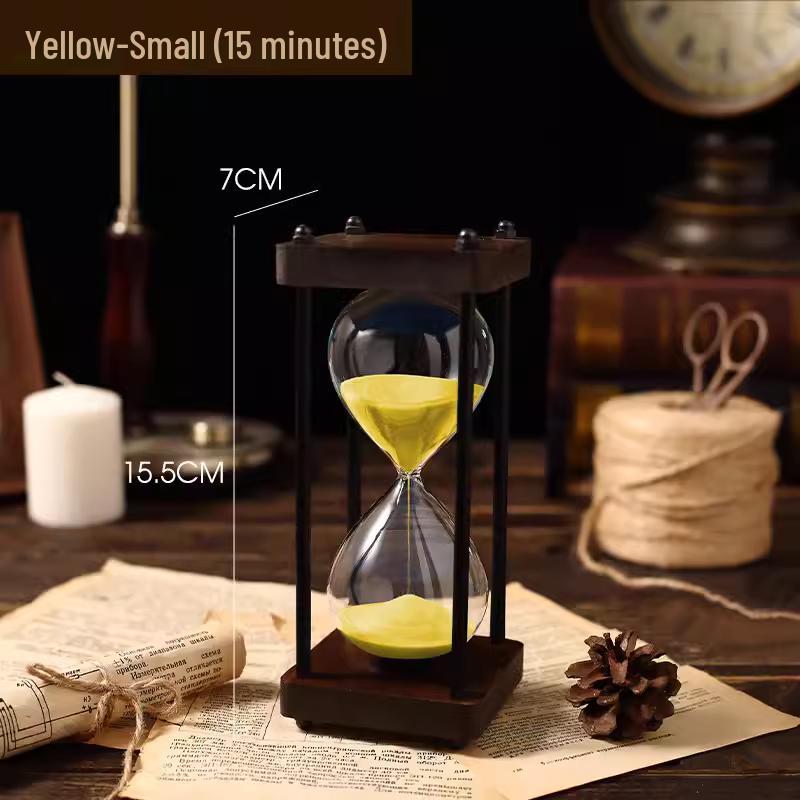 Ретро Креативное Песочные Часы Орнамент для Детей – 30/60 Минут, Защита от Падения Дизайн с Быстротекучим Песком