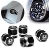 Car Wheel Tire Rim Valve Stem Caps Cover For Honda civic accord fit jazz pilot CRV odyssey passport city shuttle HRV Accessories aij256