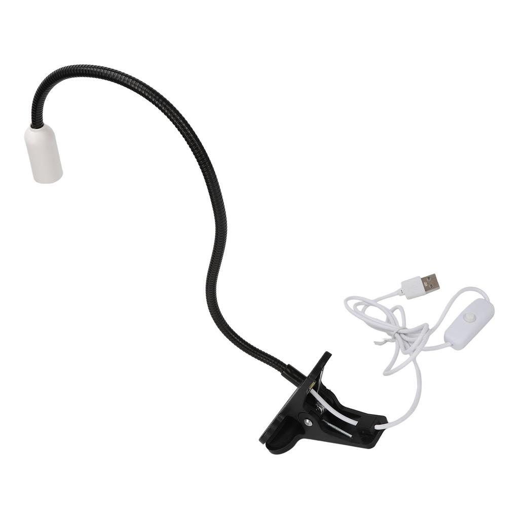 6W Big Chip UV LED Desk Light with Flexible Gooseneck Clamp 360 Degree Rotating Hand Free Clip On Nail Lamp