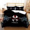 Зонт Компания-зомби 3D-печать Постельное белье Queen Комплект постельного белья D King Size Комплект постельного белья Мягкий и удобный