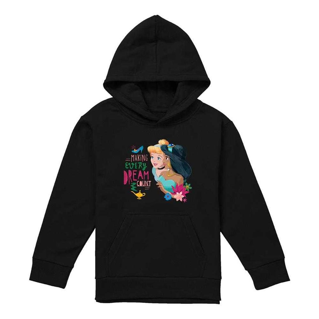 Disney Princess Childrens/Kids Making Every Dream Count Cinderella & Jasmine Hoodie