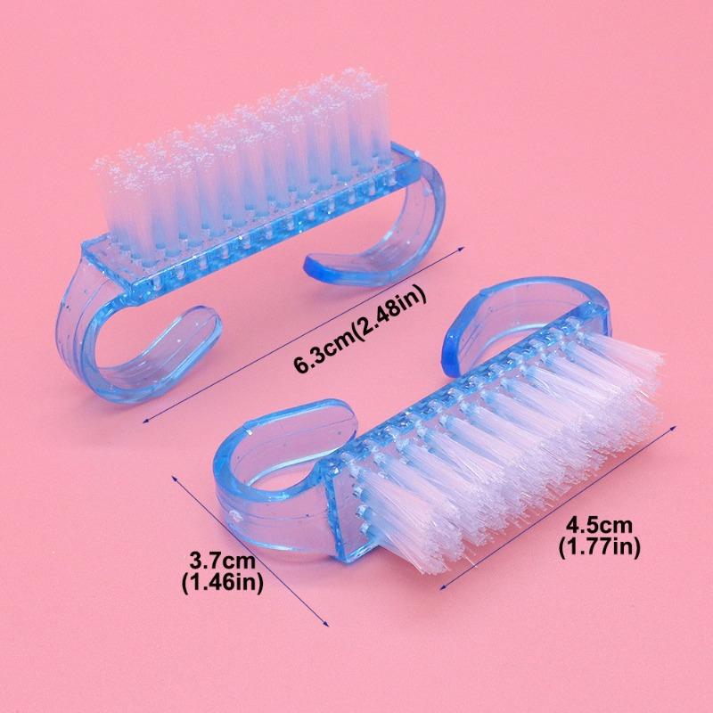 Small Glittery Horn Brush Nail Art Dust Cleaning Tool