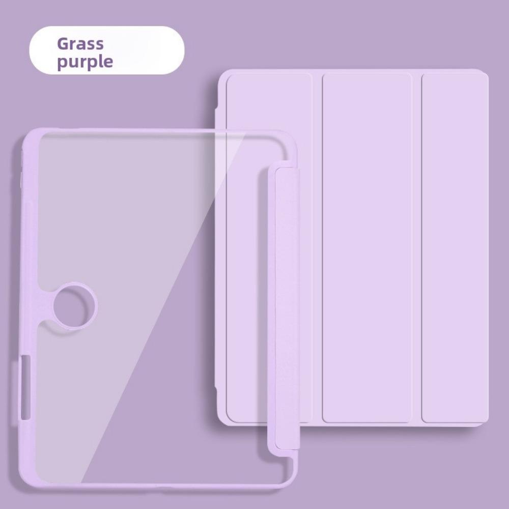 Чехол для OPPO Pad 4 Pro с держателем для ручки Air 23 11,4 12,1 дюйма Прозрачная кожаная обложка против сгибания для планшета