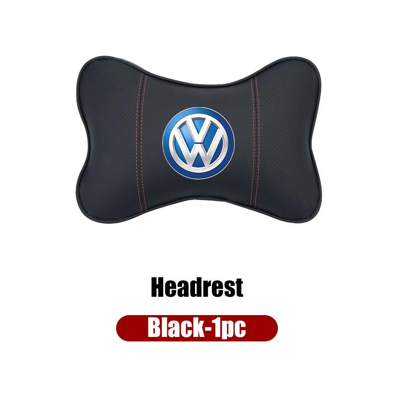 For Volkswagen VW Car Headrest Neck Support Seat Soft Neck Pillow Accessories Polo Jetta Sagitar Magotan Passat B5 B6 B7 CC zh9