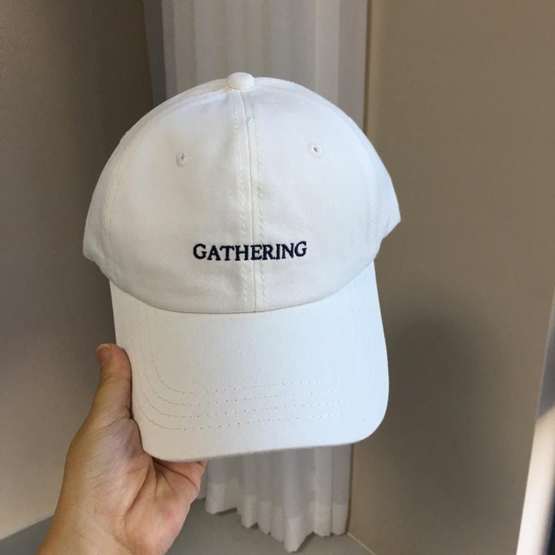 Унисекс Регулируемая бейсболка из дышащей ткани с модной вышивкой букв