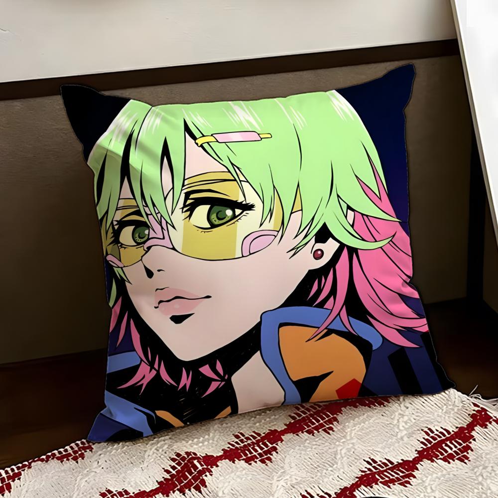AnimeREDLINE Cushion Cover Reversible Soft Durable Pillow Cover Home Car MultiScene Use for Daily Comfort