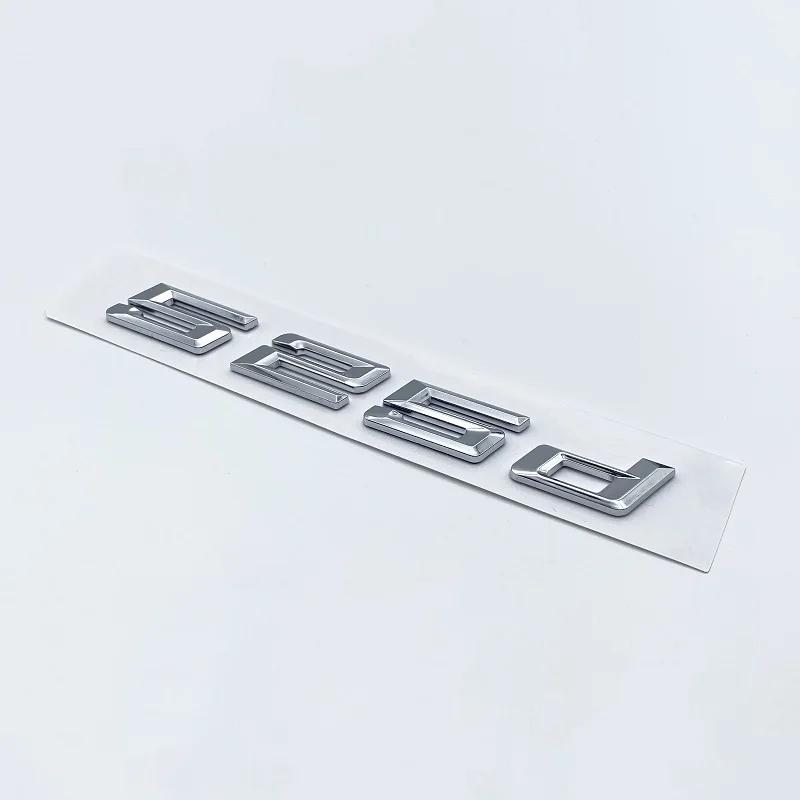 3D Новые Цифры Буквы для BMW 5 Серии E39 E60 E61 F10 F1 520d 523d 525d 530d 535d 540d ABS Эмблема G30 Наклейка на Багажник Автомобиля ut2