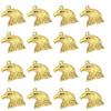 100Pcs Eagle shape Animal Head Charms Alloy DIY Charms Gold Alloy Eagle Head Charms  Anklets