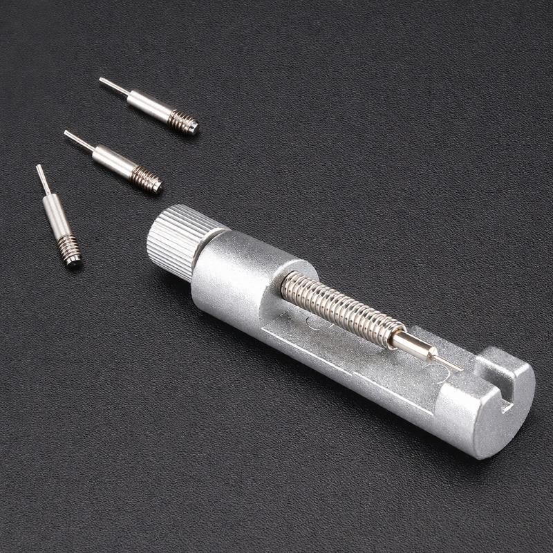 DIY Watchmaker Repair Kit 2Pcs Metal Watch Chain Link Remover Tools With Spare Pins For Adjusting The Length Of Metal Wrist Band