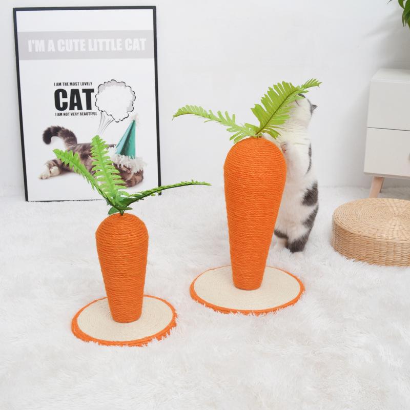 Игрушка для кошек в форме моркови, каретка для лазанья для кошек, доска для захвата кошек