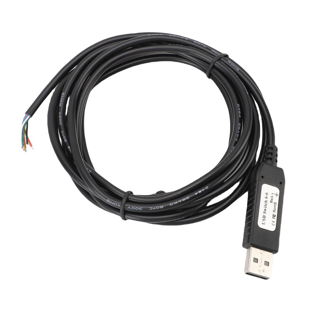 DIY Switch Line USB Switch Cable Support Customizable Keyboard Mouse Shortcuts 6.56ft