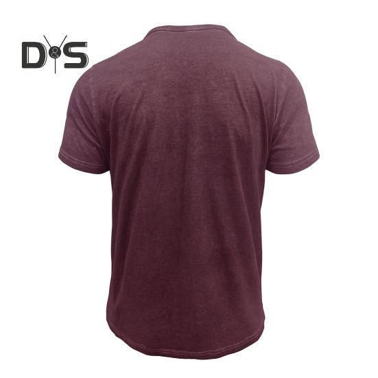 Мужская футболка с воротником Генри, короткий рукав, однотонная футболка с воротником на пуговицах, повседневная футболка-пуловер для спорта, путешествий, офиса